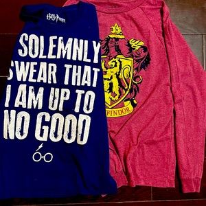 Set of two Harry Potter boys shirts